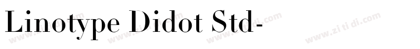 Linotype Didot Std字体转换
